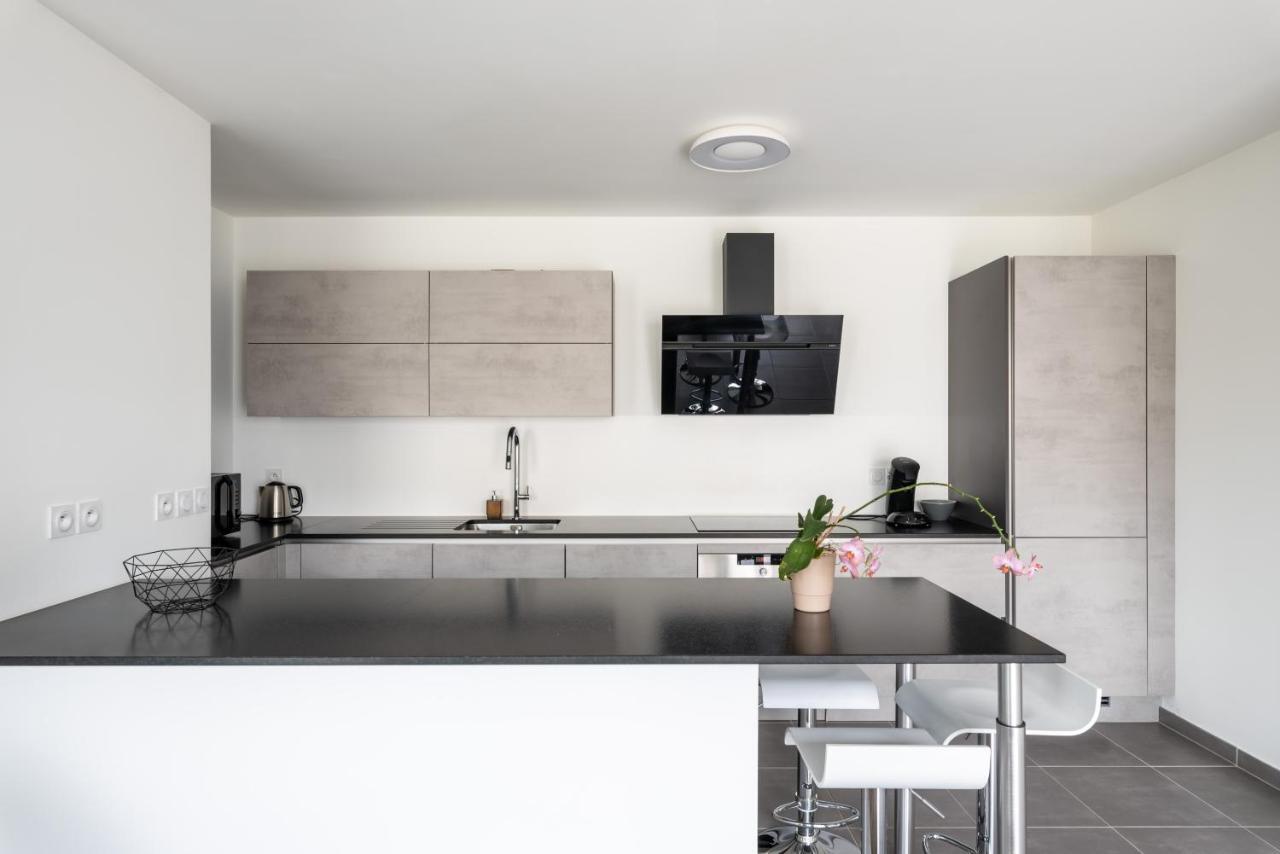 Appartement De Standing Avec Grande Terrasse Villeurbanne Bagian luar foto